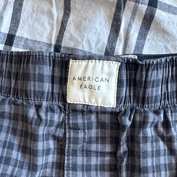 American Eagle Plaid Boxer Shorts Set of 3 size M - Picture 2 of 4